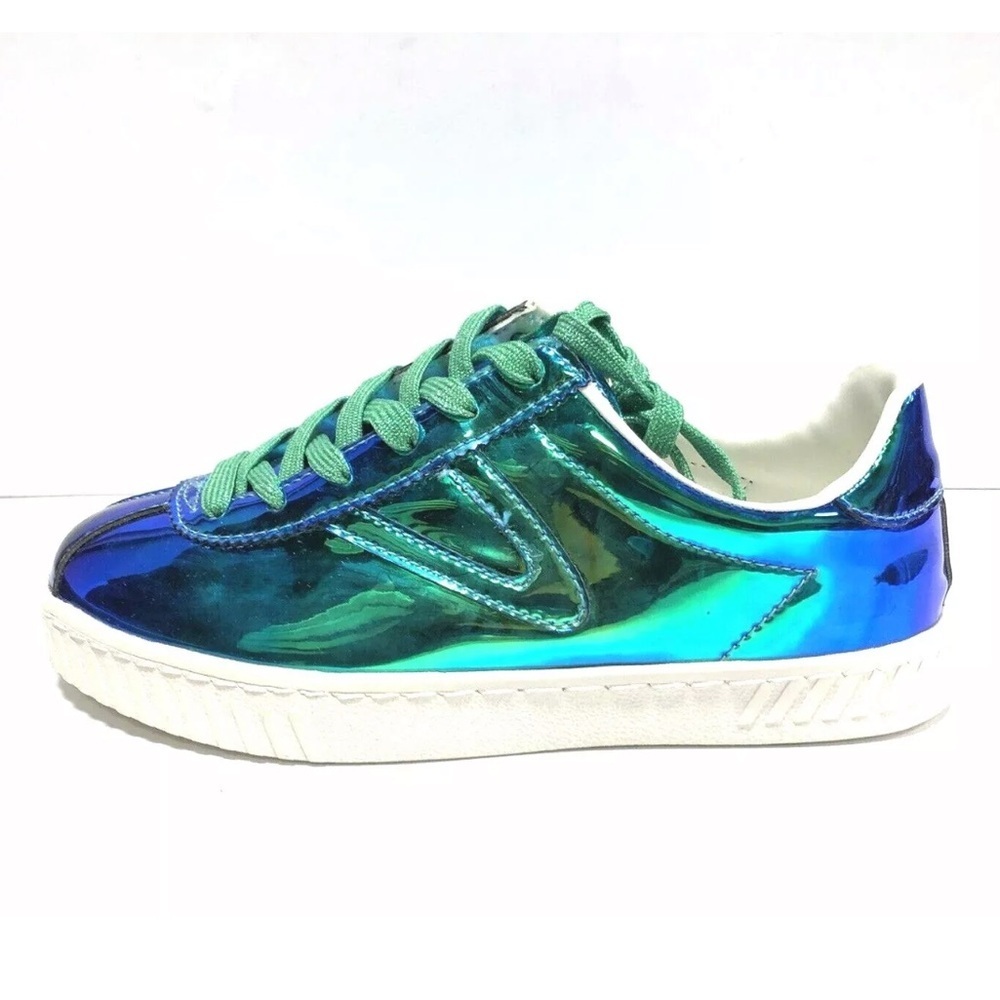Tretorn Women’s Camden 5, Blue Casual Sneakers, Size 4 M